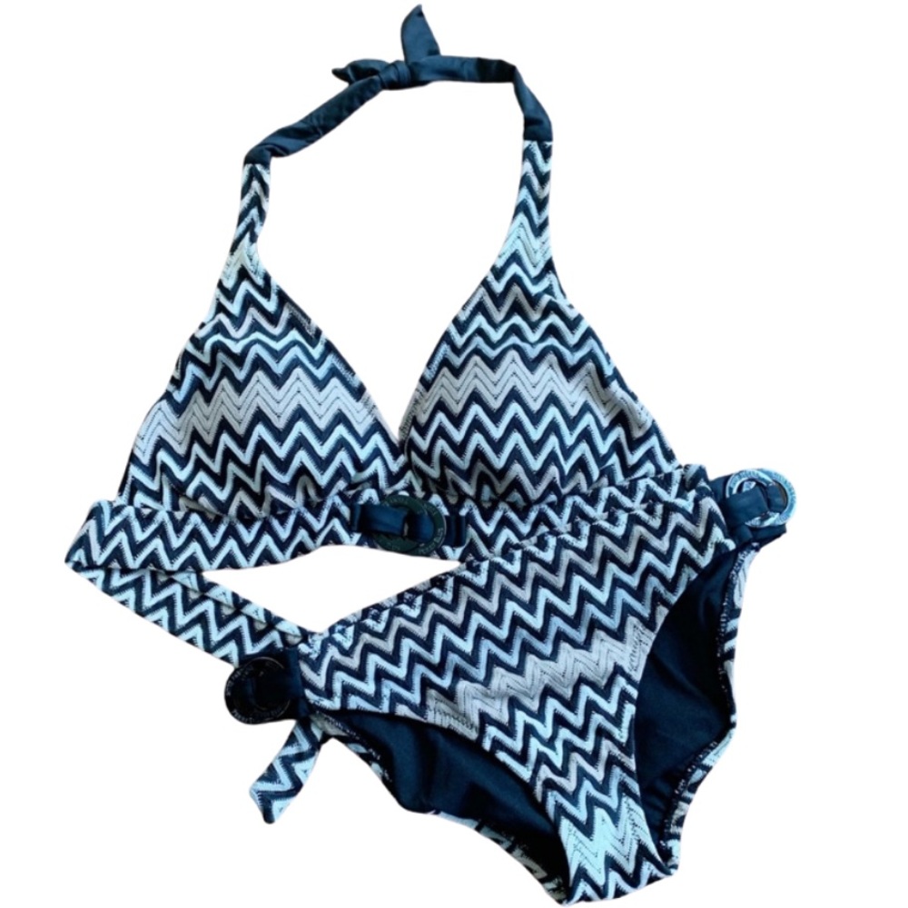 Perry Ellis Knit Bikini Set